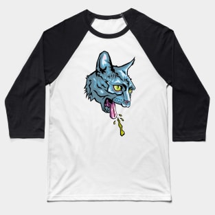 Puke Cat Baseball T-Shirt